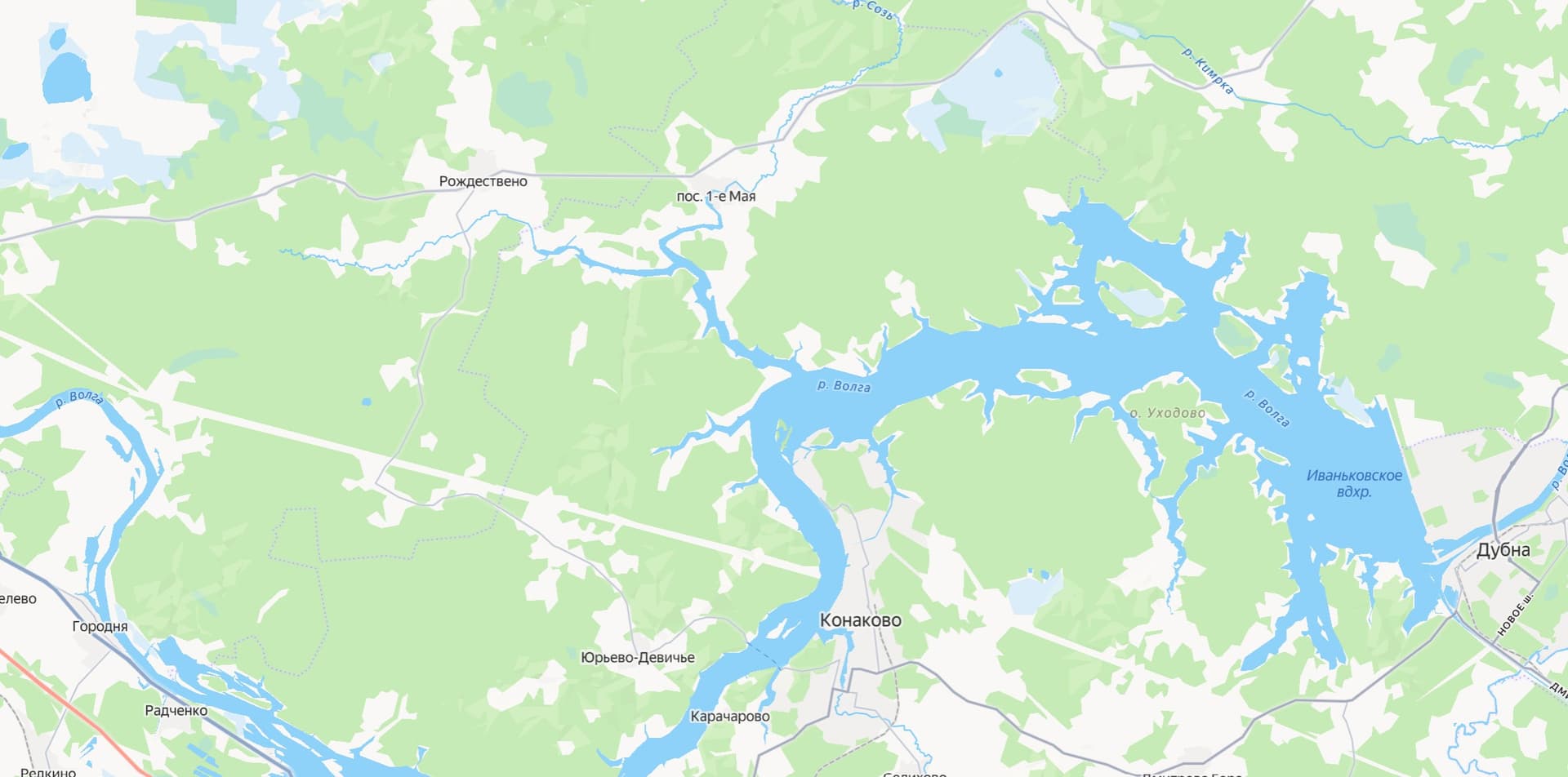 Схема расположения участков