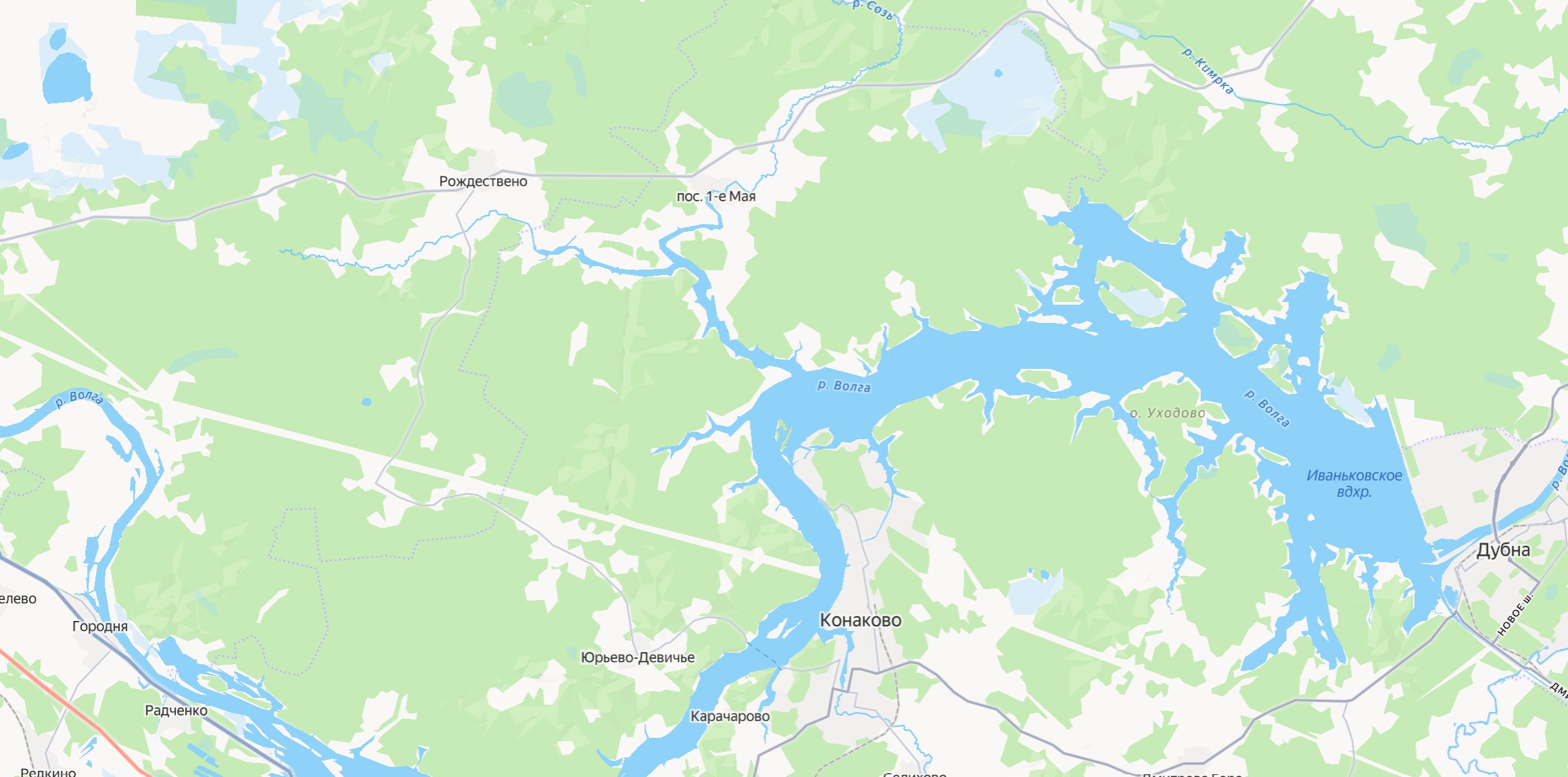 Схема расположения участков